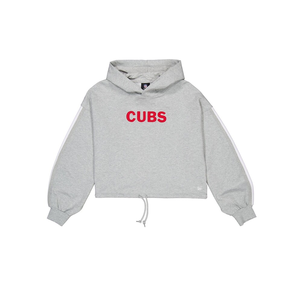 New Era Chicago Cubs Gray Logo Select Women's Hoodie - Size XL
